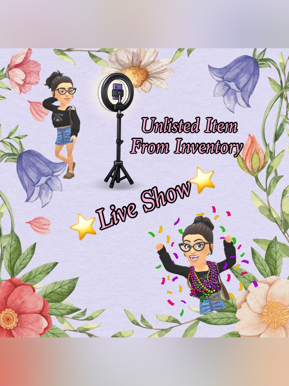💜Unlisted Item⭐️Live w/Glamnluxe82💜